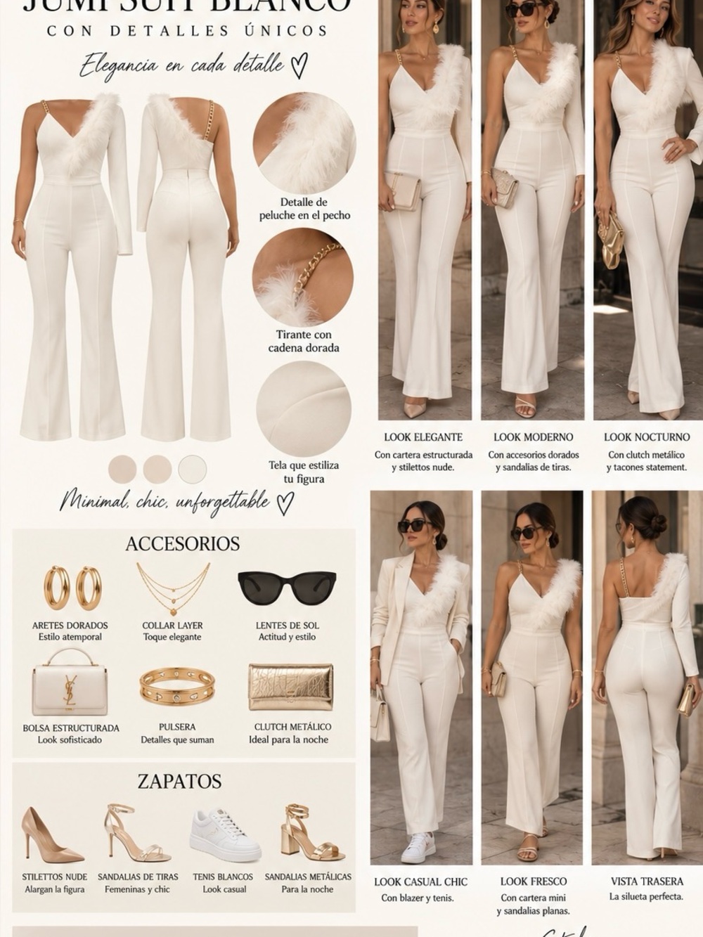 Elegant White Jumpsuit